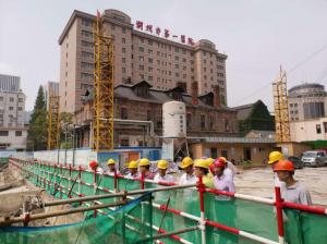 市建設(shè)局黨委書記、局長戴健一行赴湖州市第一醫(yī)院改擴建項目一期工程