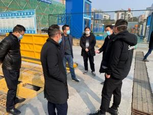 市建設(shè)局黨委書記、局長戴健督導(dǎo)檢查公司建筑工地疫情防控工作
