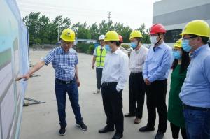 市國(guó)資委黨委書記、主任婁顯杰一行調(diào)研建筑工業(yè)化PC構(gòu)件生產(chǎn)基地與